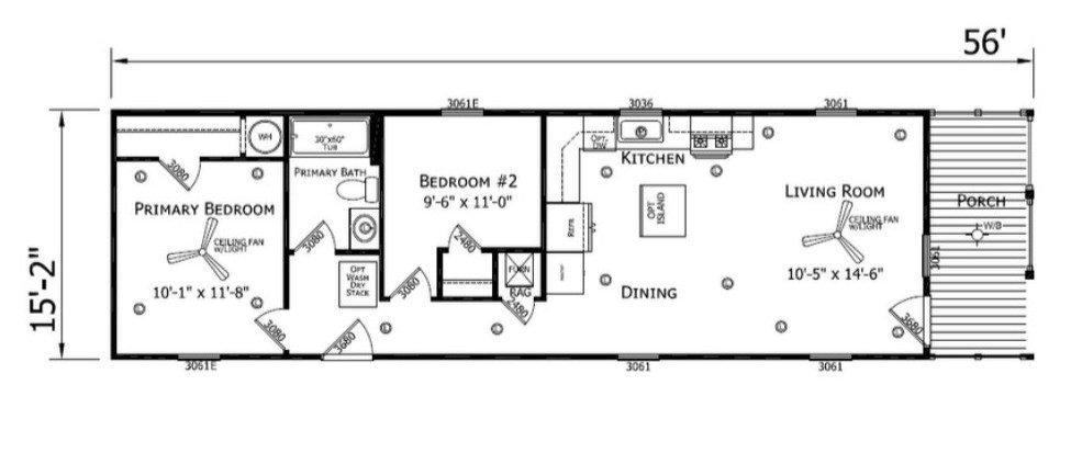WS1656H2 manufactured home