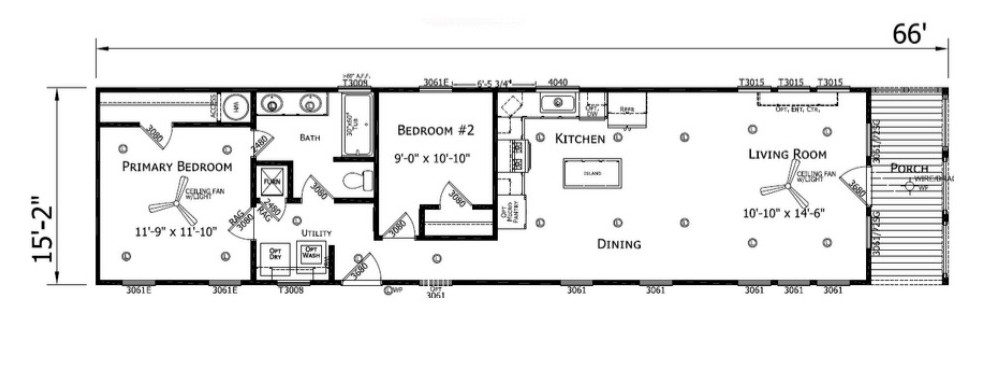 WS1666H1 manufactured home