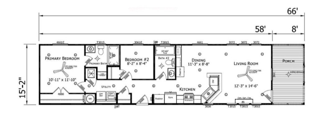 WS1666H2 manufactured home