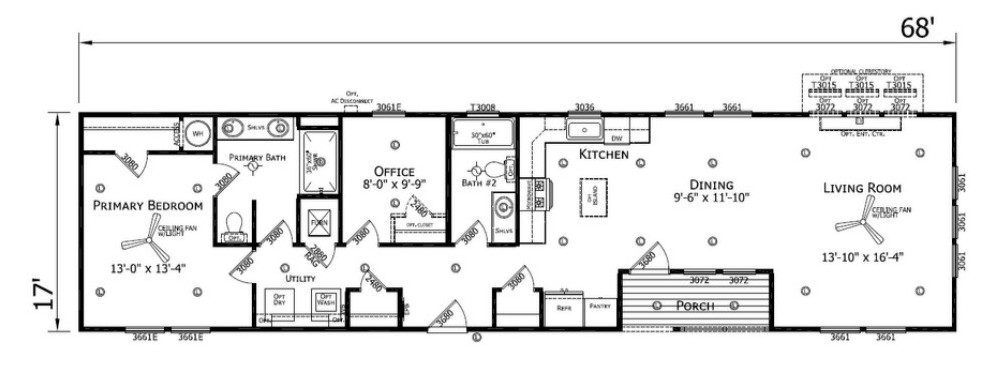 WS1868H1 manufactured home