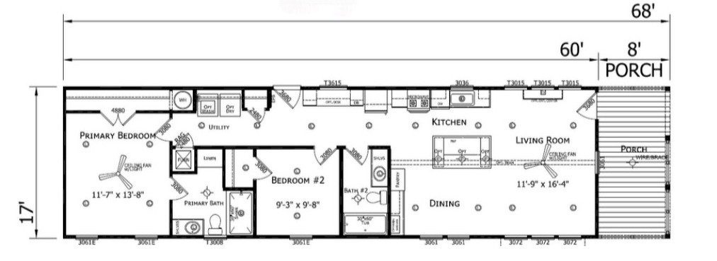 WS1868H2 manufactured home